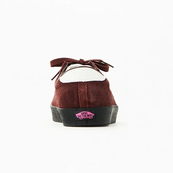 NEW VANS BURGUNDY PINK LOW LACE UP SNEAKERS - Picture 2 of 7